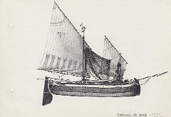 108-Trabacolo da pesca - 'bacolo' - da modellino del Museo del Mare di Trieste